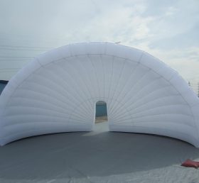 Tent1-446 خيمة بيضاء عملاقة قابلة للنفخ في الهواء الطلق
