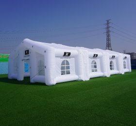 Tent1-277 خيمة زفاف قابلة للنفخ في الهواء الطلق حفلة التخييم الإعلان خيمة بيضاء كبيرة من خيمة الصين القابلة للنفخ