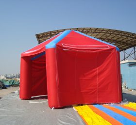 Tent1-244 خيمة حمراء قابلة للنفخ متينة