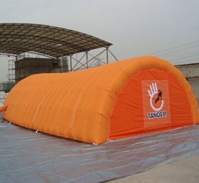 Tent1-373 خيمة برتقالية قابلة للنفخ