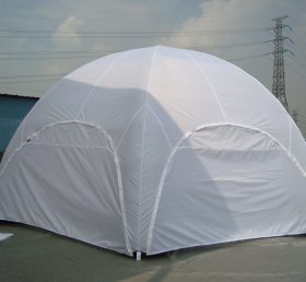 Tent1-405 خيمة عنكبوت بيضاء قابلة للنفخ بطول 23 قدمًا