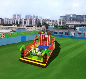 T6-458 مزرعة عملاقة قابلة للنفخ ملعب الترامبولين للأطفال