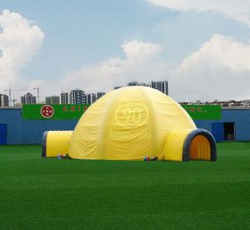 Tent1-4399 قبة نفخ صفراء