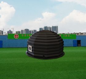 Tent1-4453 قبة سوداء قابلة للنفخ