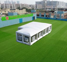 Tent1-4676 مبنى خاص قاعة معارض بيضاء قابلة للنفخ