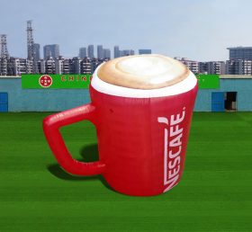 S4-693 فنجان قهوة قابل للنفخ إعلان قابل للنفخ